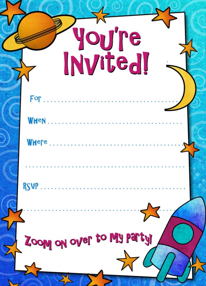 Free Printable Birthday Invitations