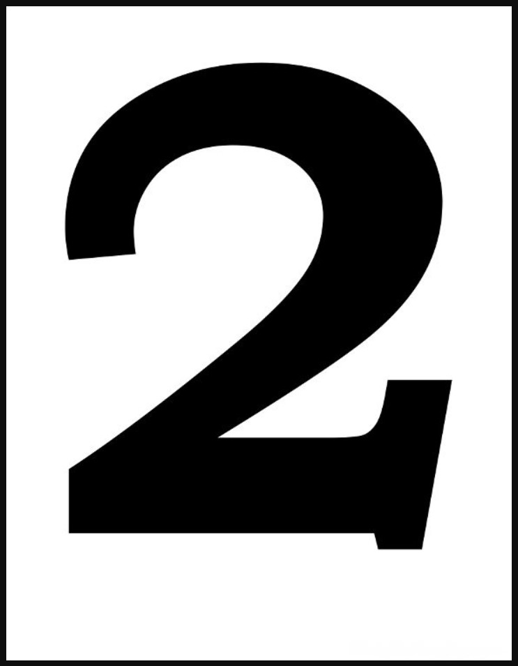 Free Printable Number 2 Worksheets