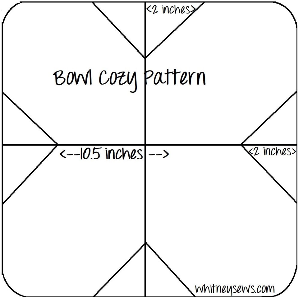 Free Printable Pattern for Bowl Cozy