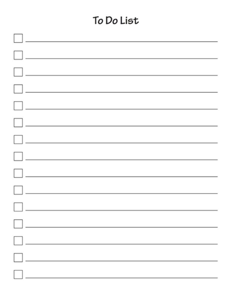 Free Printable Template