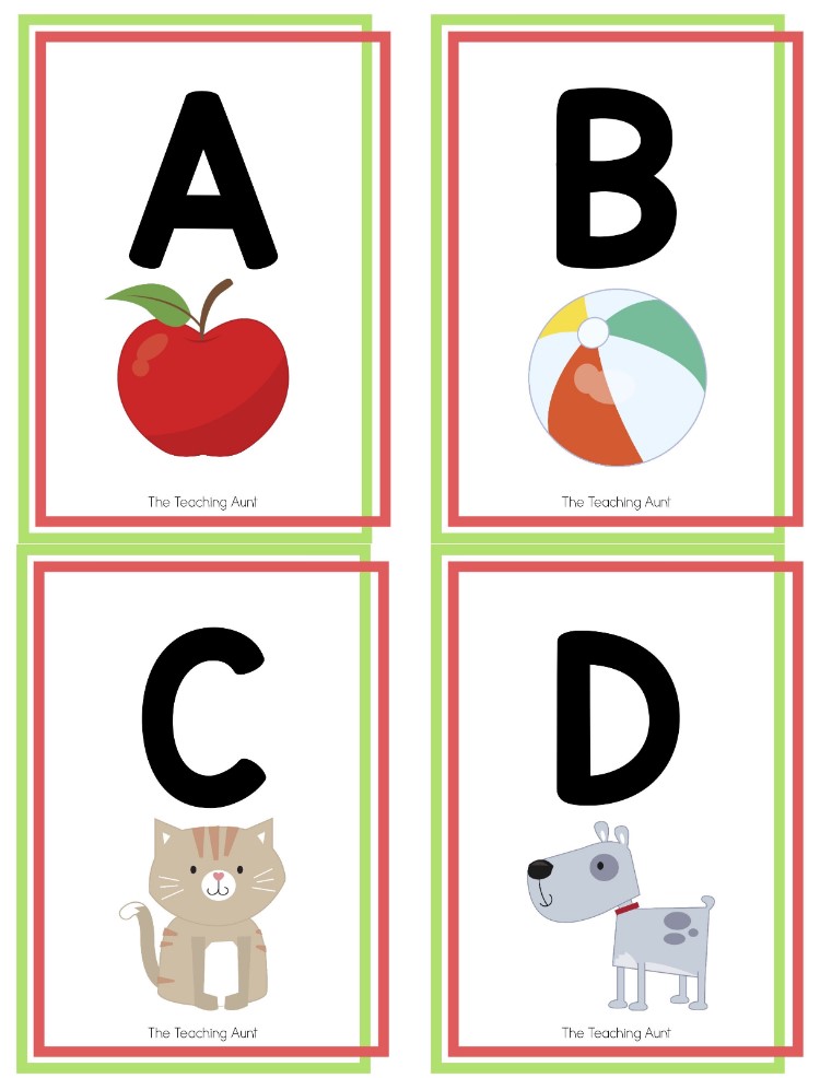 Printable Alphabet Flash Cards Free