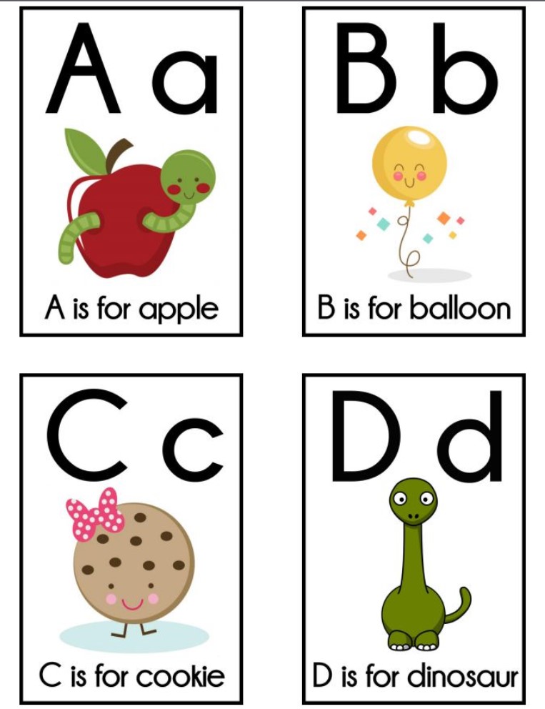 Printable Alphabet Flash Cards