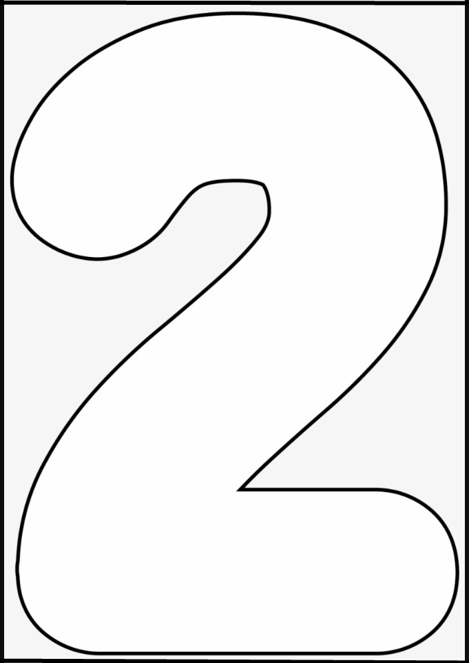 Printable Number 2