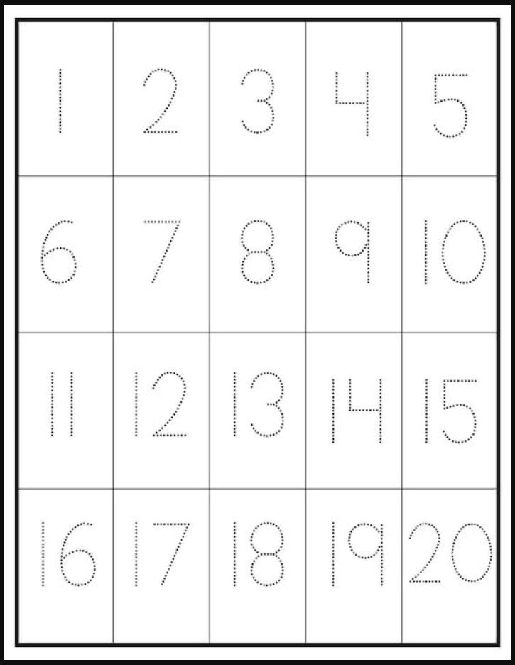 Printable Number Worksheets Free