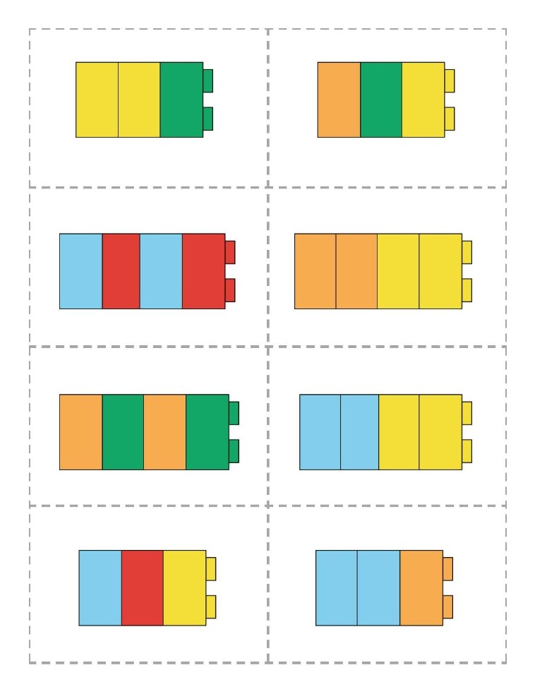 Printable Pattern Cards Free for Preschool