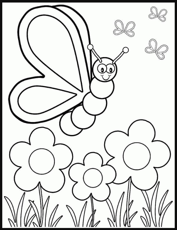 Printable Pattern Coloring Pages Free for Kindergarten