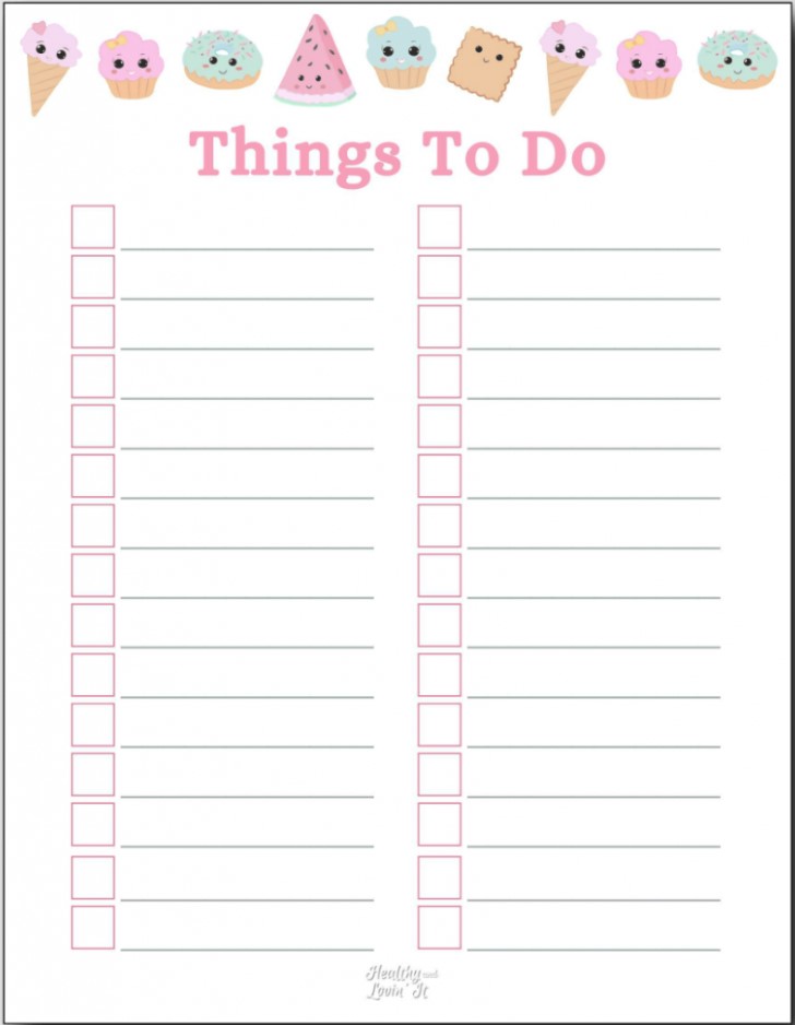 Printable Template Free for Kids
