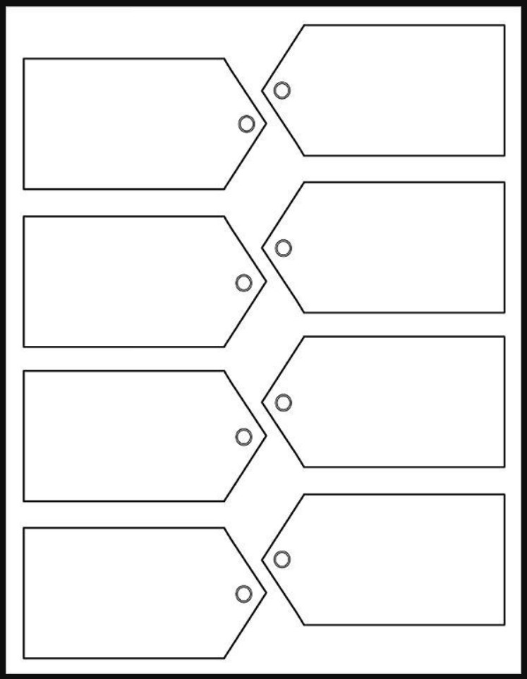 Free Printable Tag Template