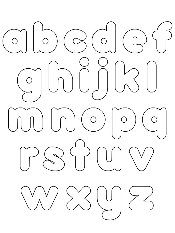 Printable Stencil Letters