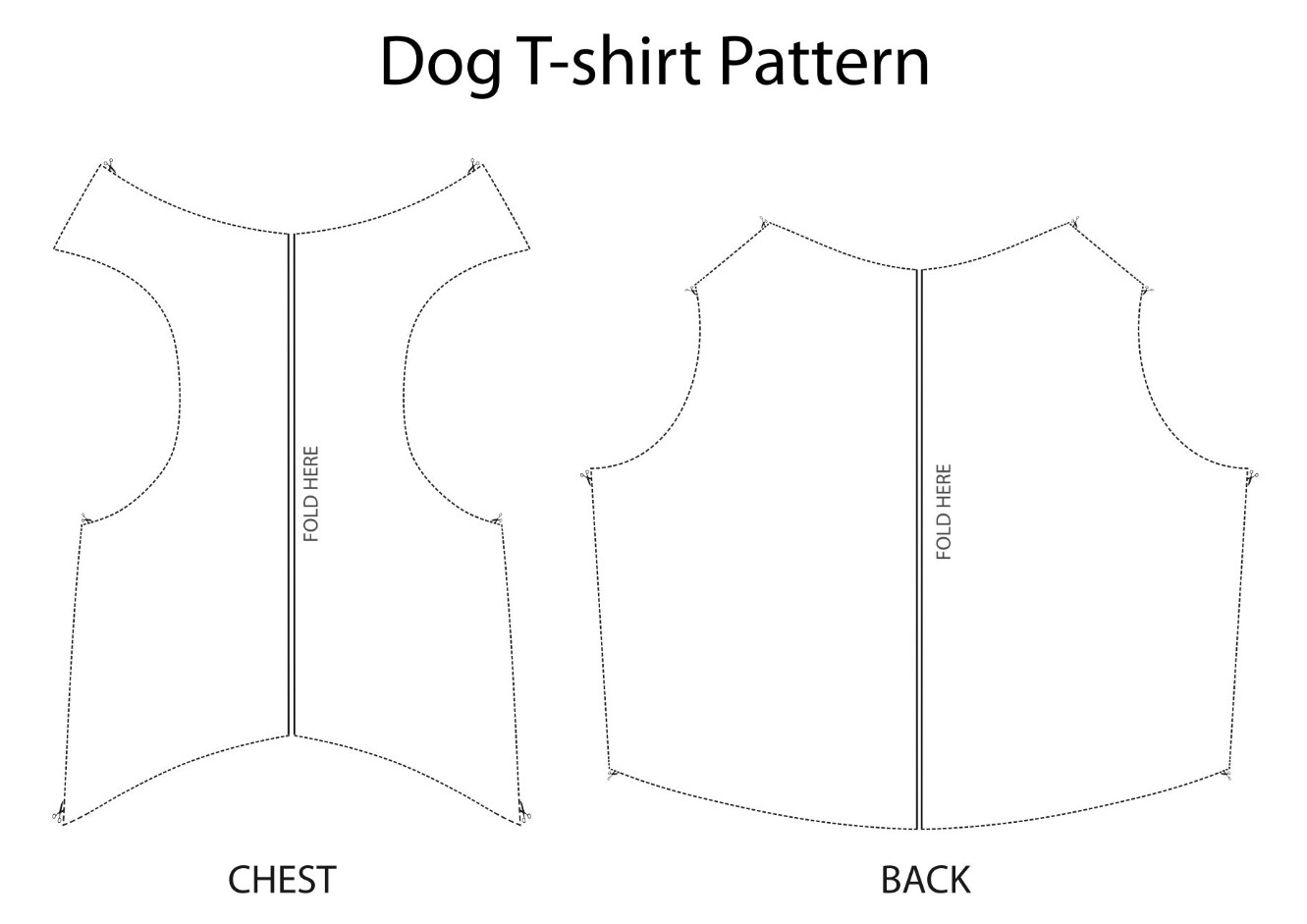 Free Printable Pattern for Dog Clothes