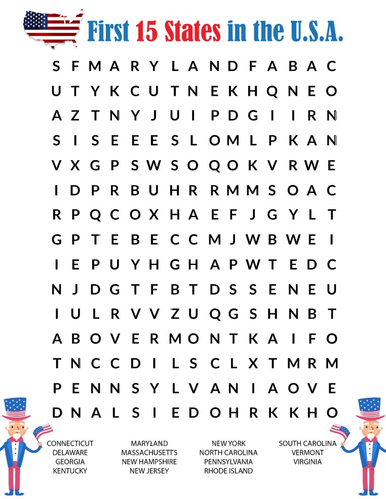 Free Printable Word Searches for Kids
