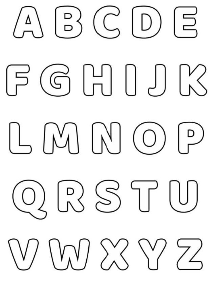 Printable Alphabet Stencils Free