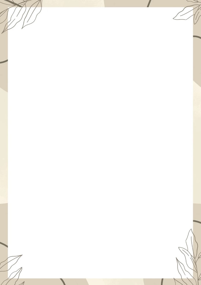 Printable Border Design for Portfolio Free