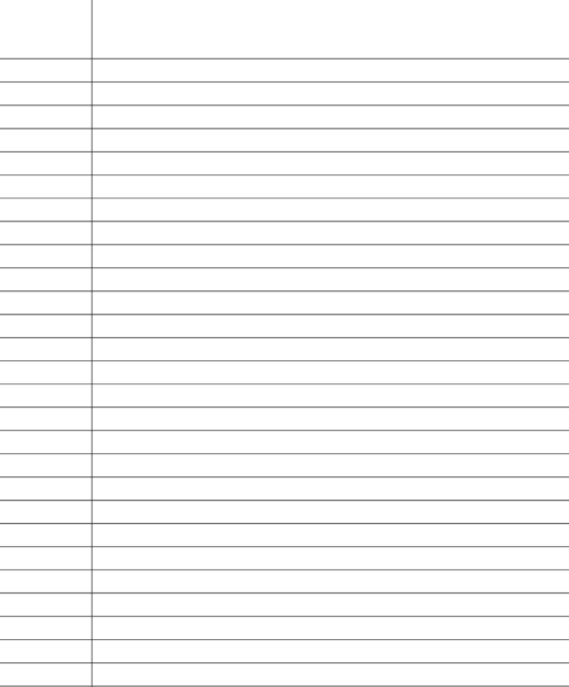 Printable Paper With Lines
