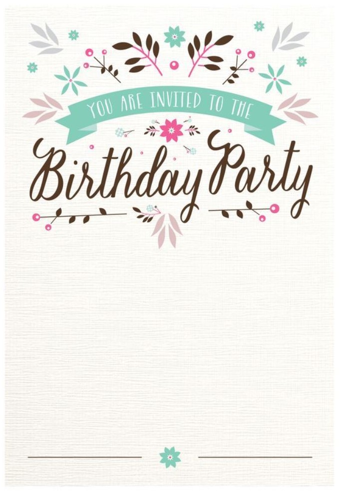 Free Printable Card Stock Invitations