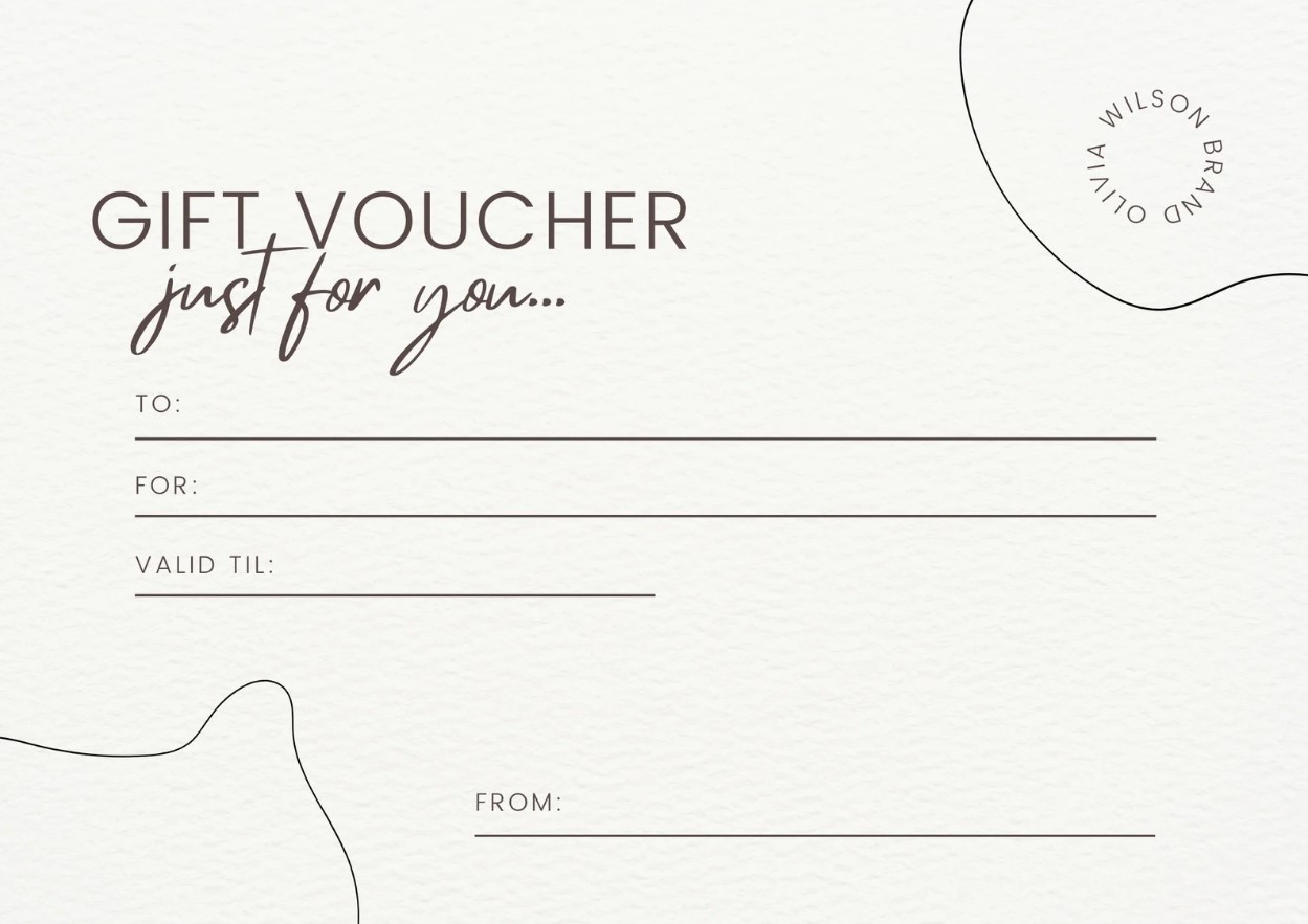 Free Printable Gift Vouchers
