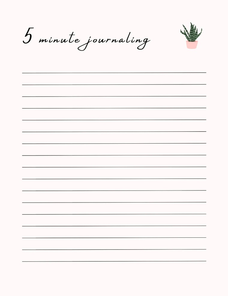 Free Printable Journal Sheets
