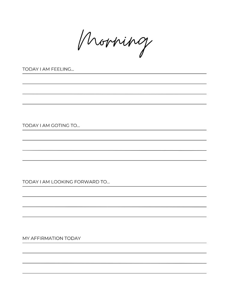 Free Printable Journal Template