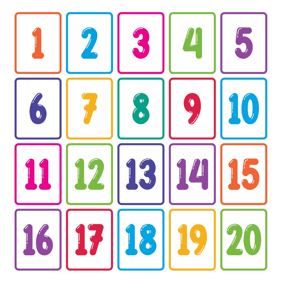 Free Printable Number Cards