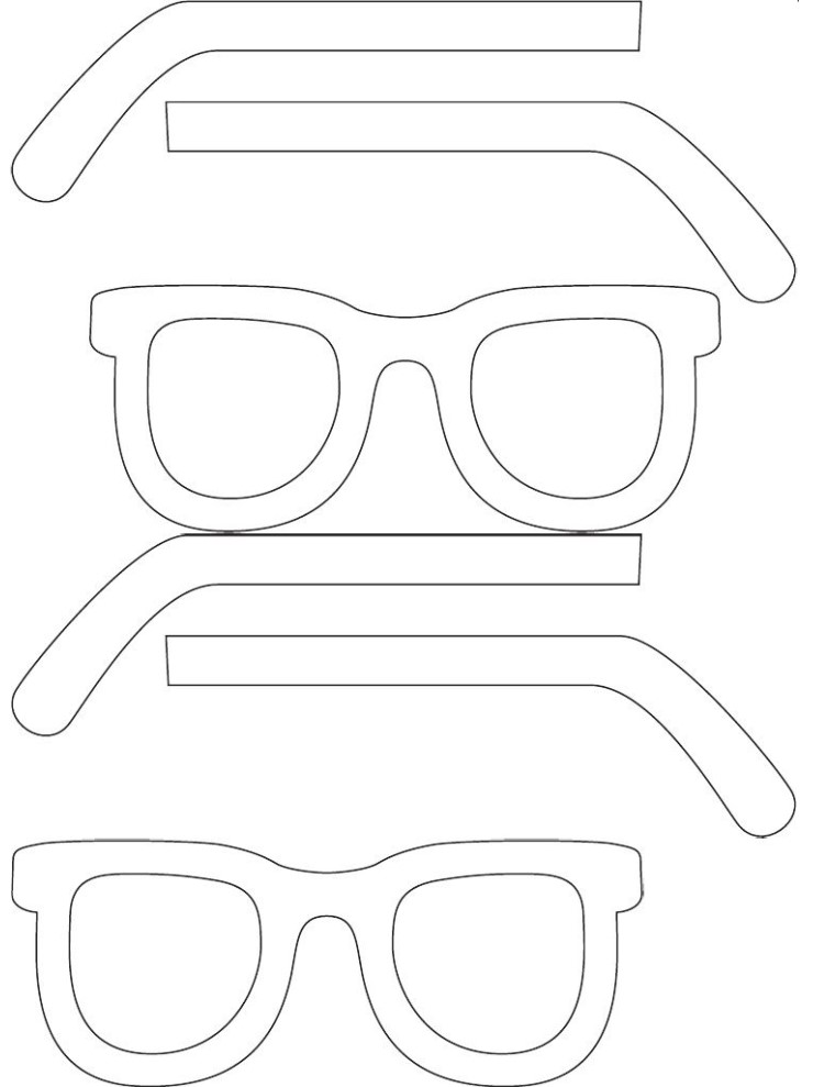 Free Printable Paper Eyeglasses