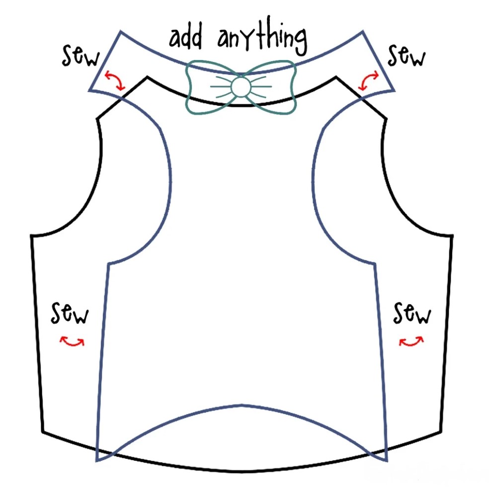 Free Printable Pattern for Dog Clothes