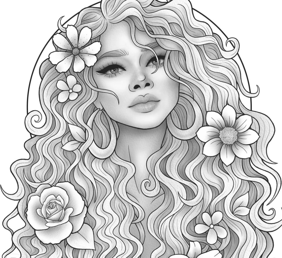 Printable Coloring Pages for Girls Free