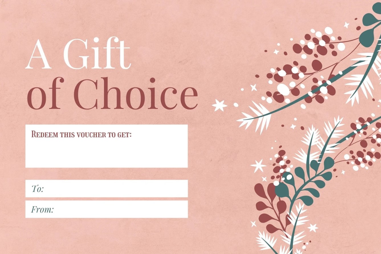 Printable Gift Vouchers