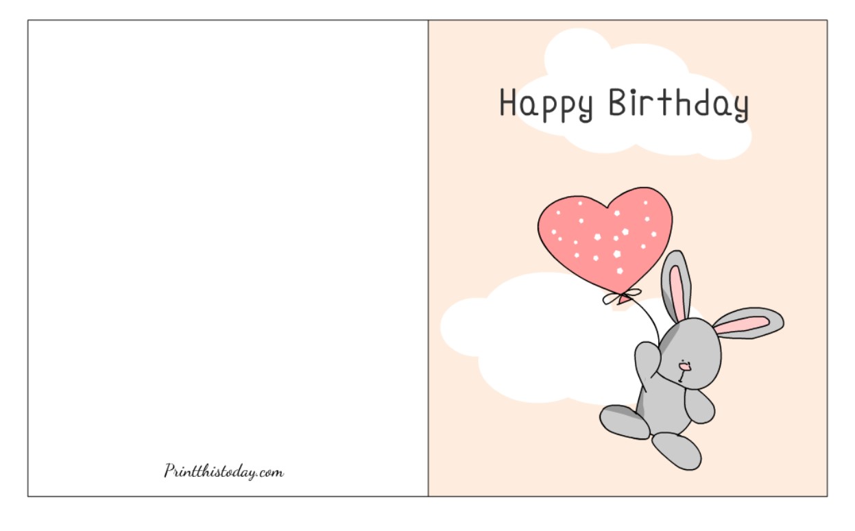 Printable Kids Birthday Cards Free