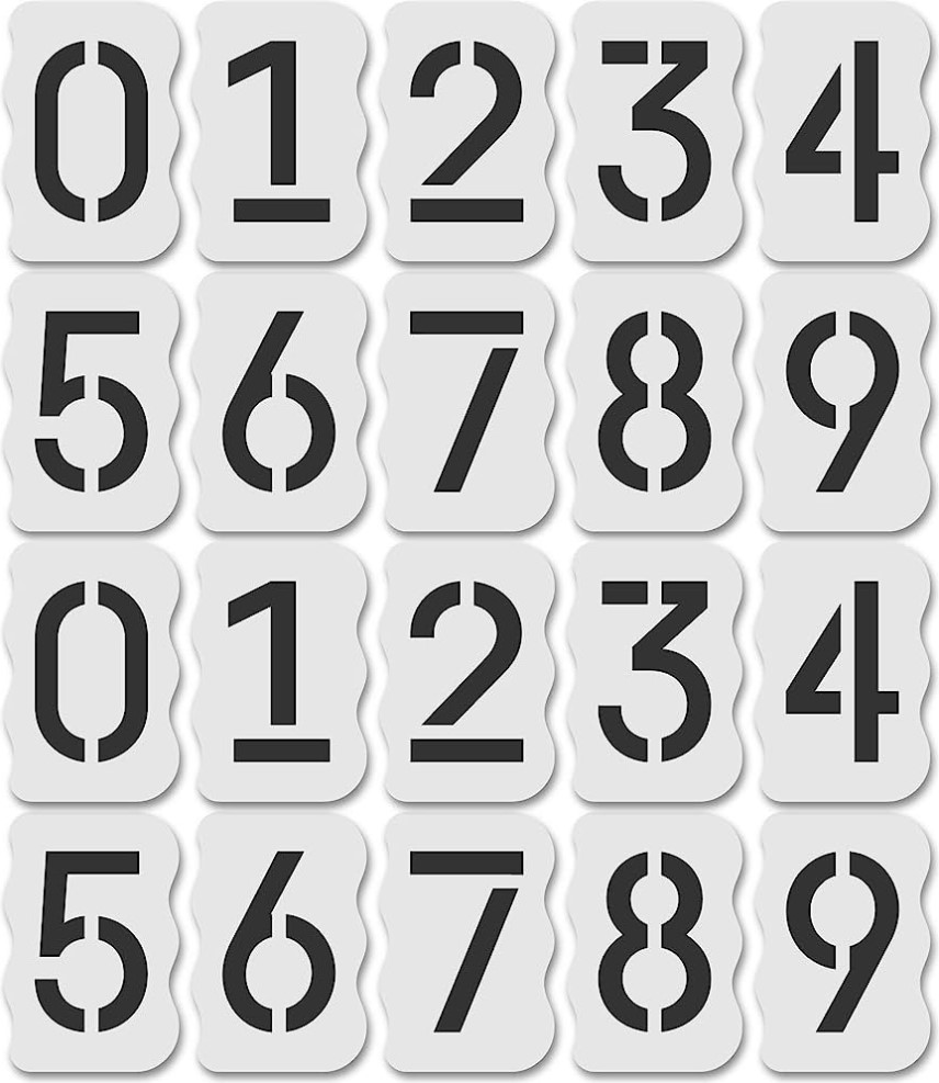 Printable Number Stencils Free