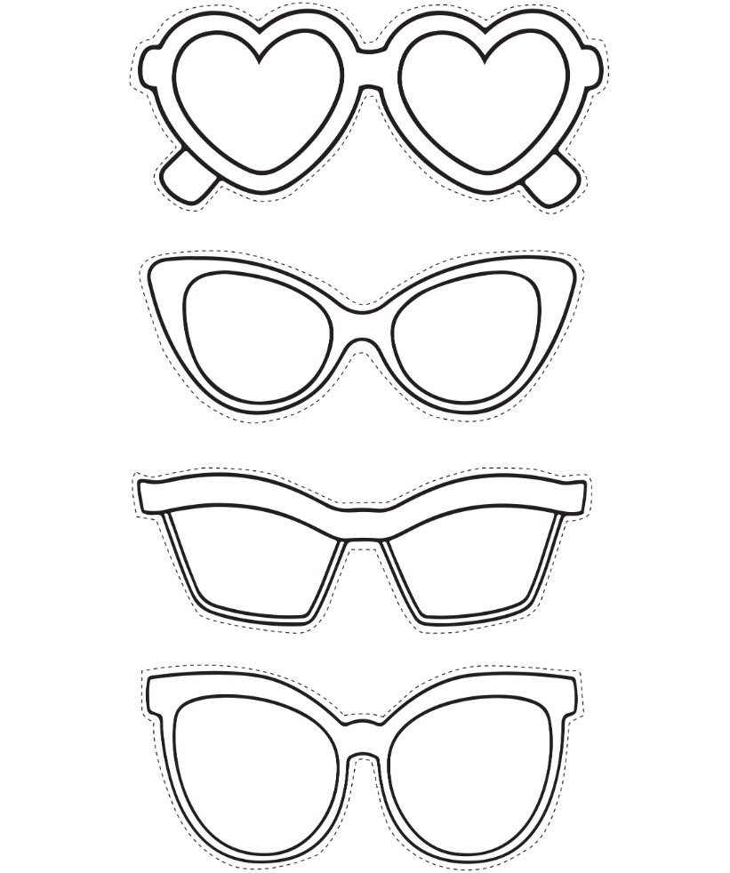 Printable Paper Eyeglasses