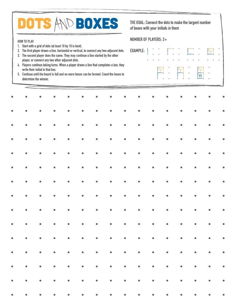 Printable Paper Games Free