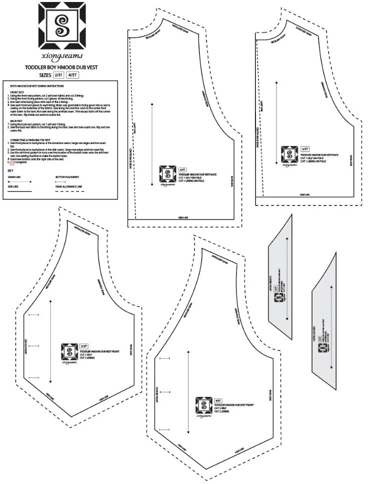 Printable Pattern for Dog Clothes