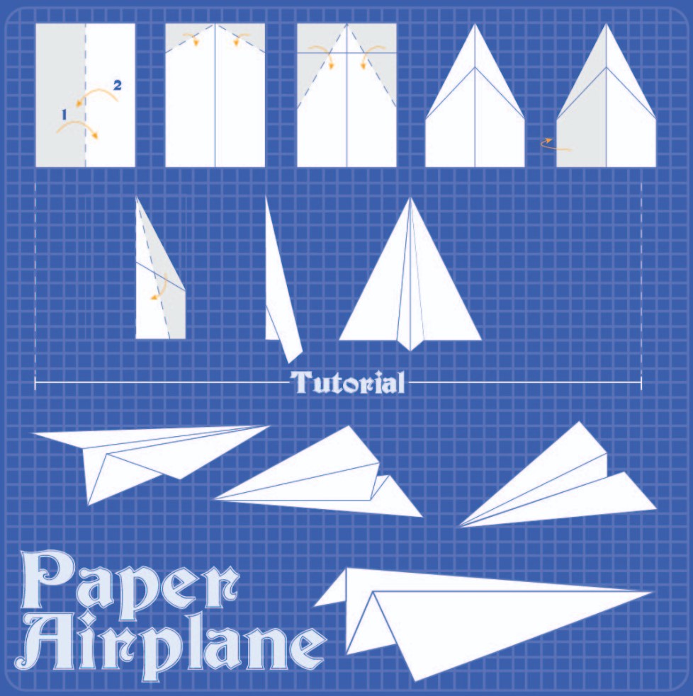 Free Printable Paper Airplane Templates