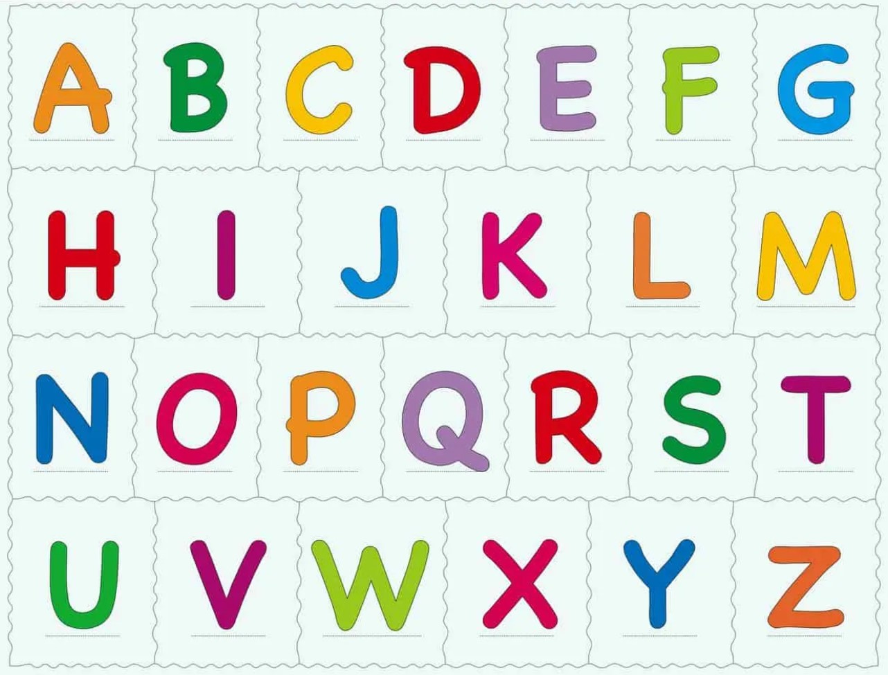 Printable Letters to Cut Out