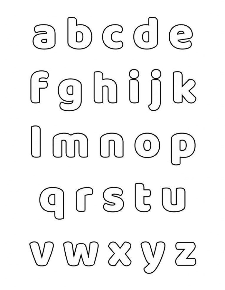Alphabet Letter Templates Free