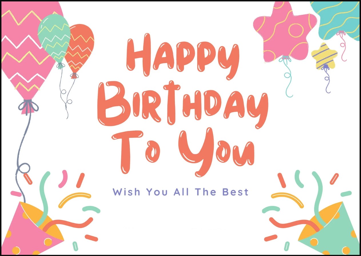 Free Printable Birthday Wishes Images