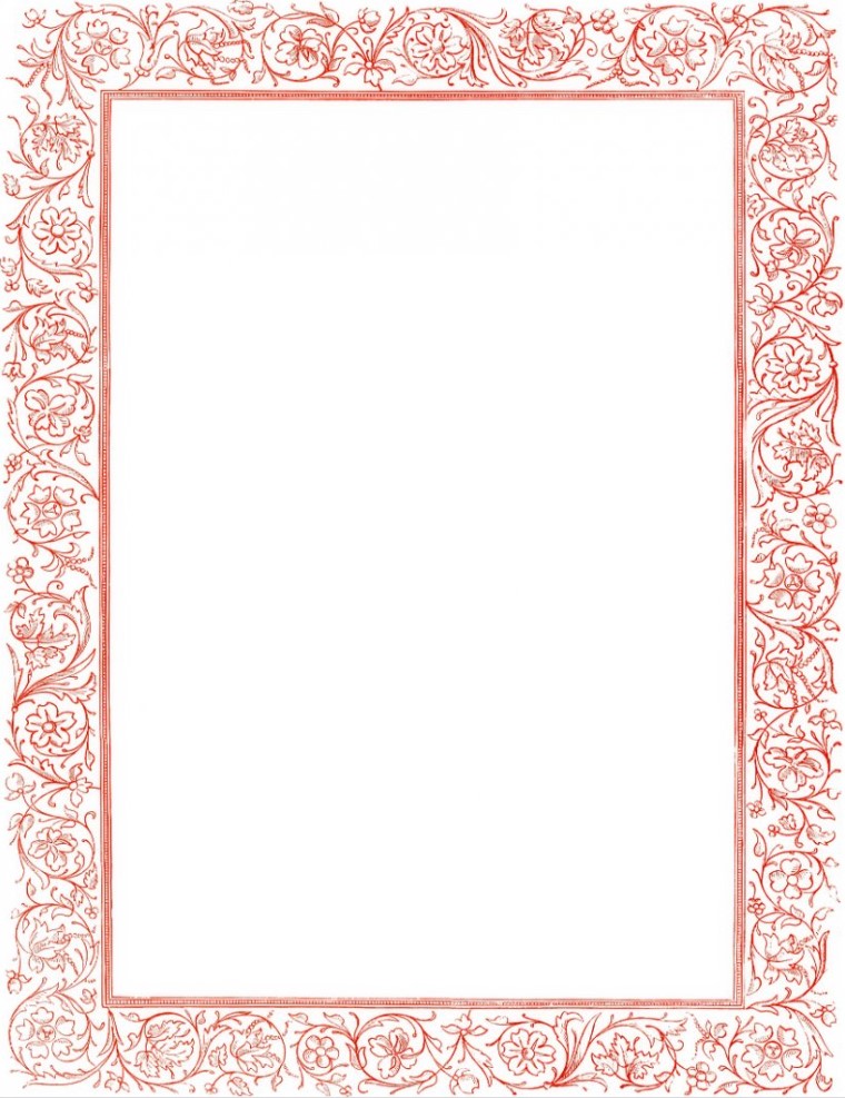 Printable Scroll Borders Free