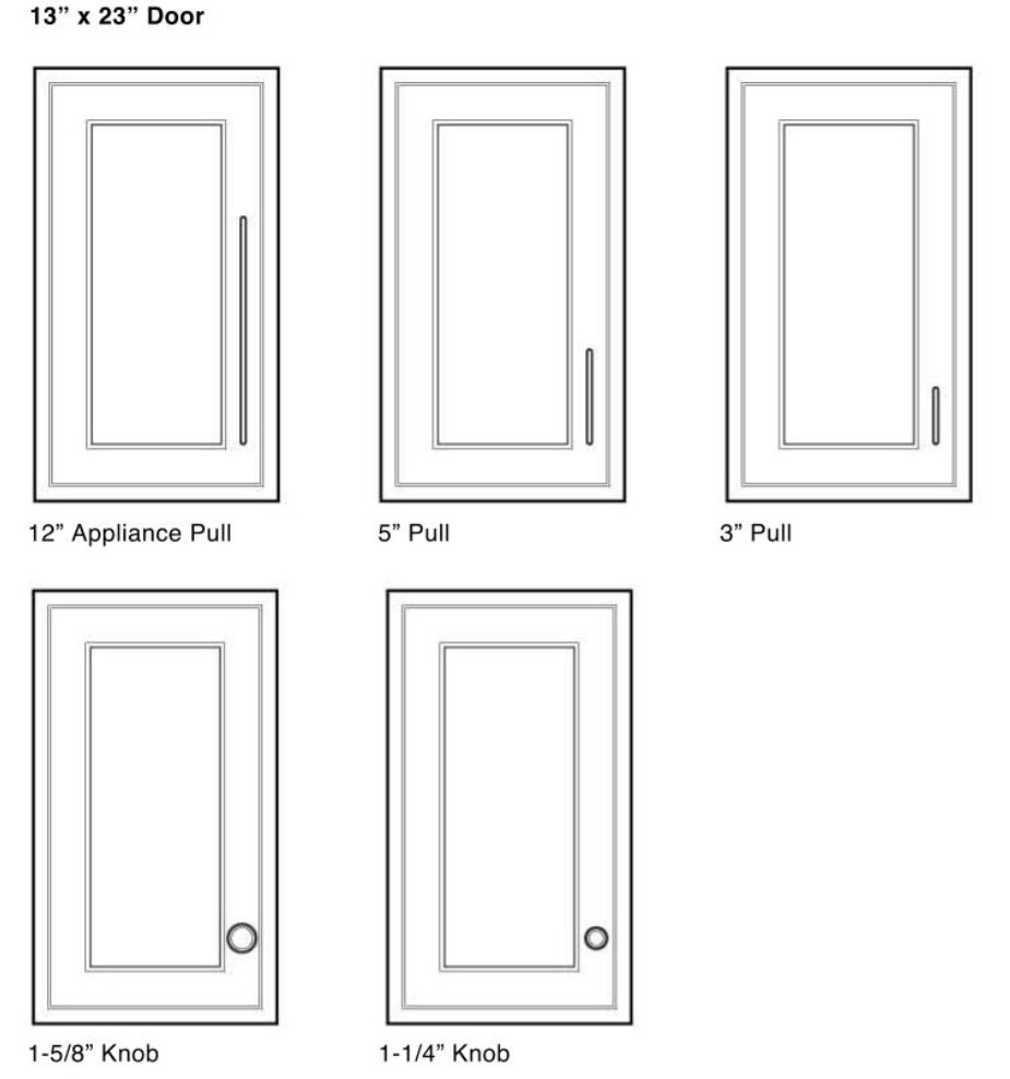 Printable Template for Cabinet Pulls