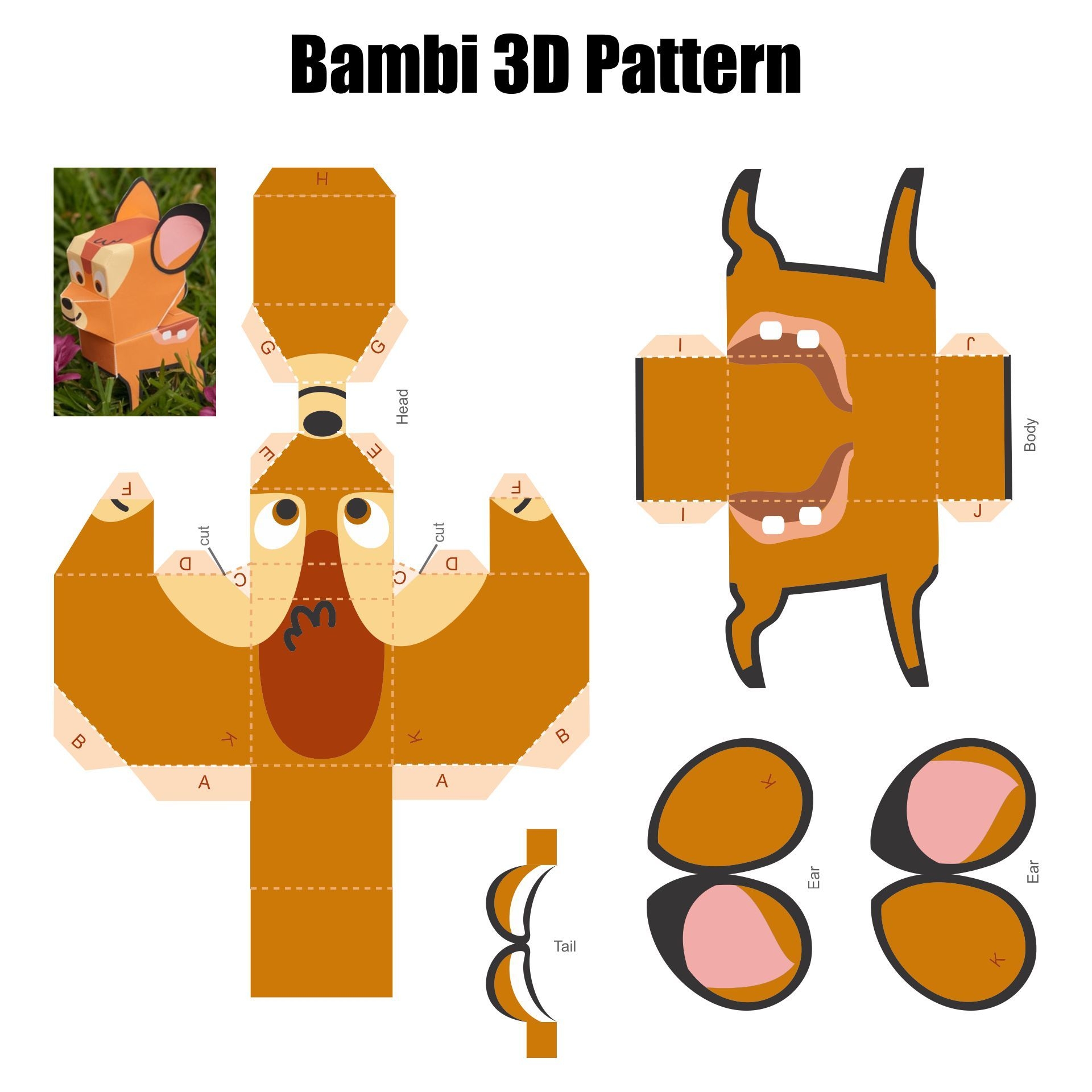 10 Best 3D Printable Paper Animals Crafts PDF For Free At Printablee Paper Animal Crafts Paper Animals Paper Crafts