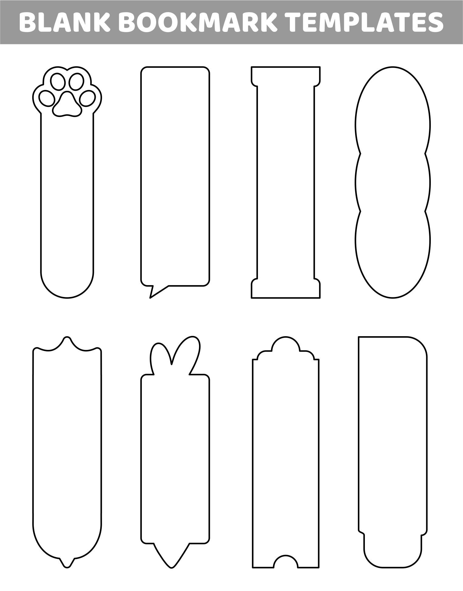 10 Best Blank Printable Bookmarks PDF For Free At Printablee Free Printable Bookmarks Templates Free Printable Bookmarks Bookmarks Printable