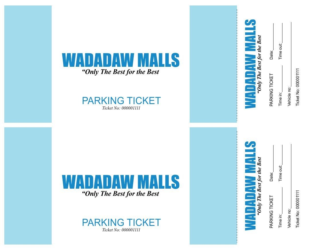 10 Best Free Printable Parking Permit Template PDF For Free At Printablee Ticket Template Free Templates Printable Free Free Printables