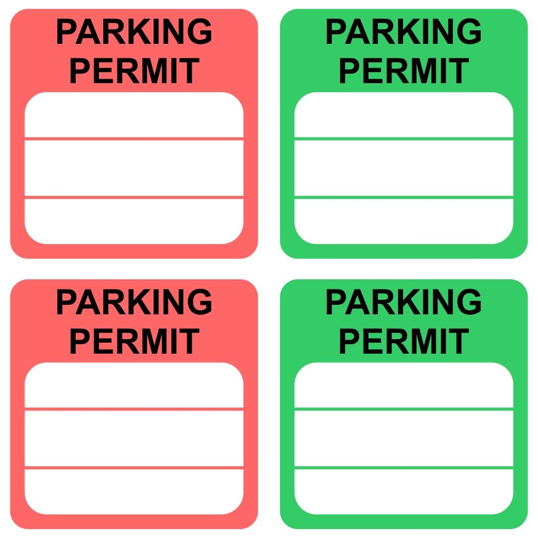 10 Best Free Printable Parking Permit Template PDF For Free At Printablee Word Template Words Templates