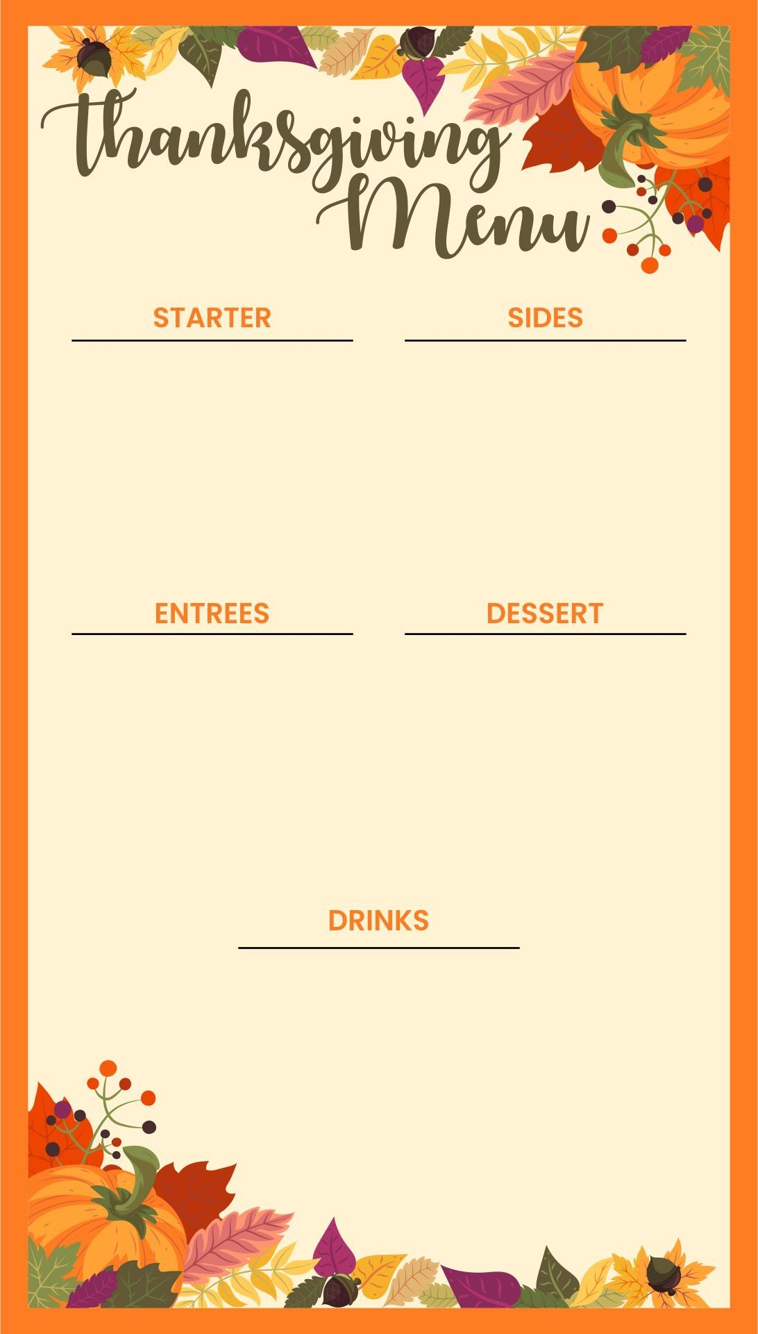 10 Best Free Printable Thanksgiving Menu Templates PDF For Free At Printablee Friendsgiving Menu Thanksgiving Menu Printable Thanksgiving Templates