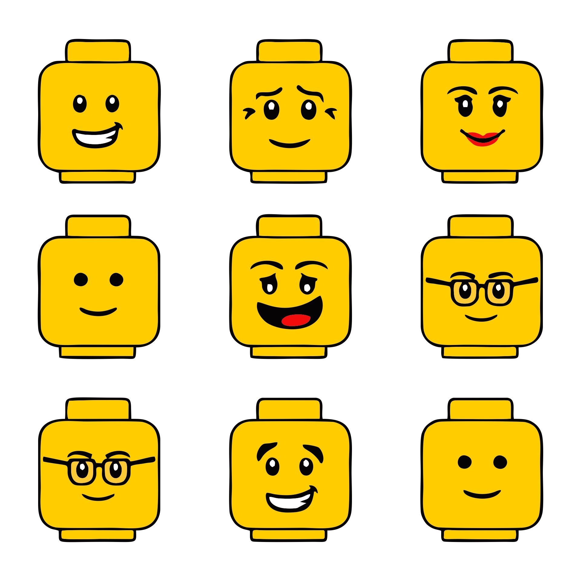 10 Best Head Template Printable PDF For Free At Printablee Lego Head Lego Faces Lego