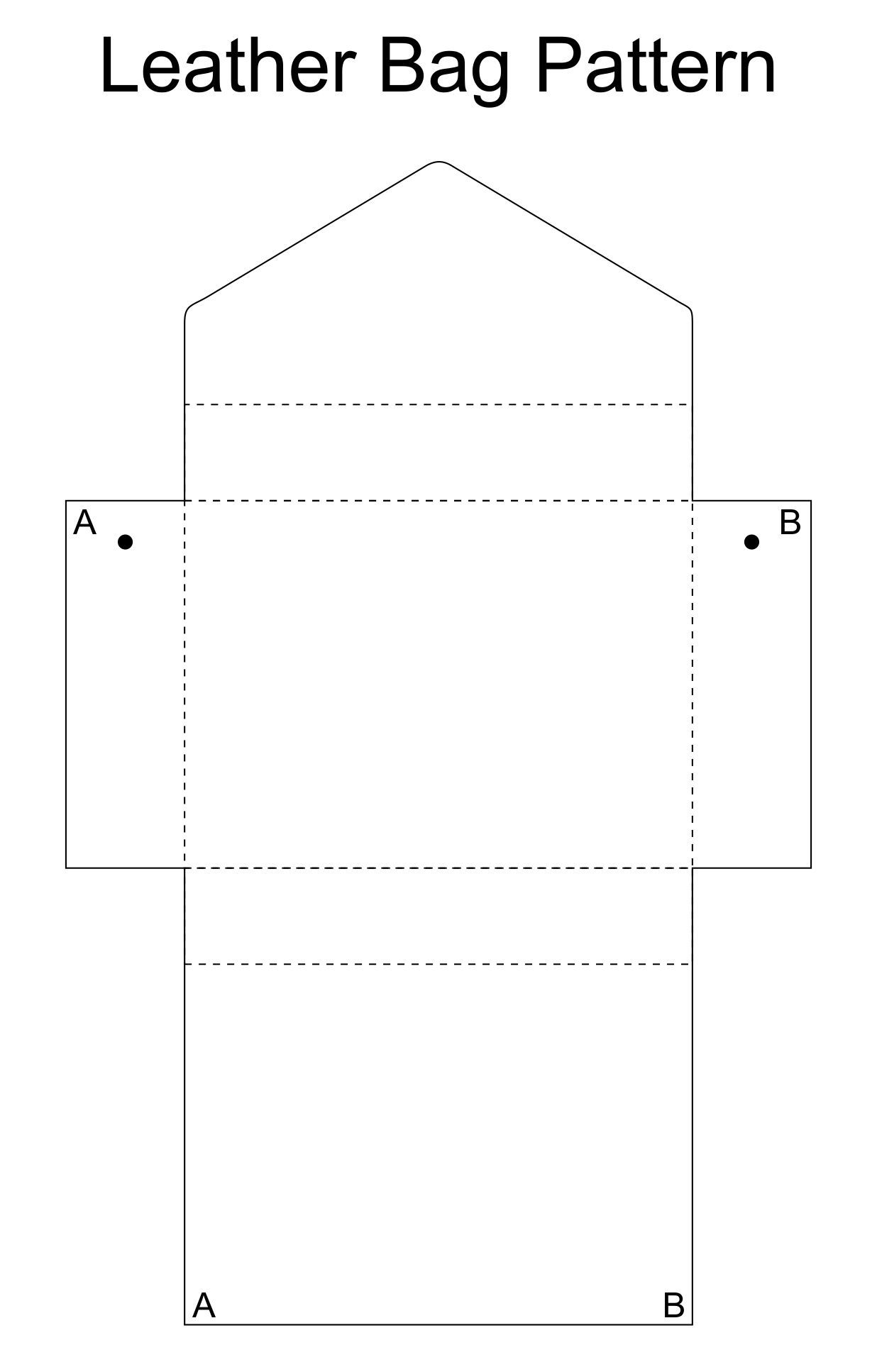 Printable Free Svg Purse Template