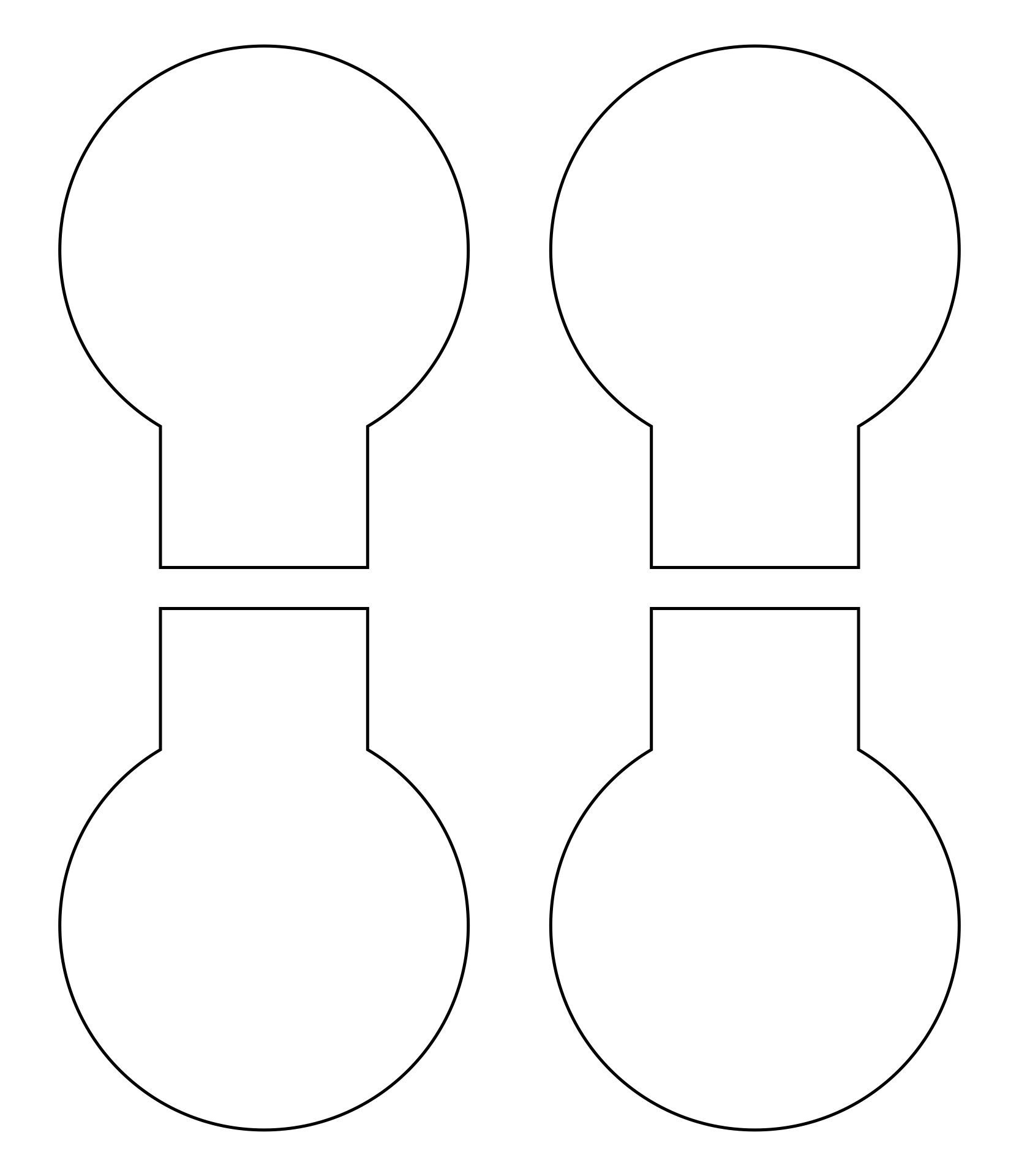 Mouse Ear Template Printable