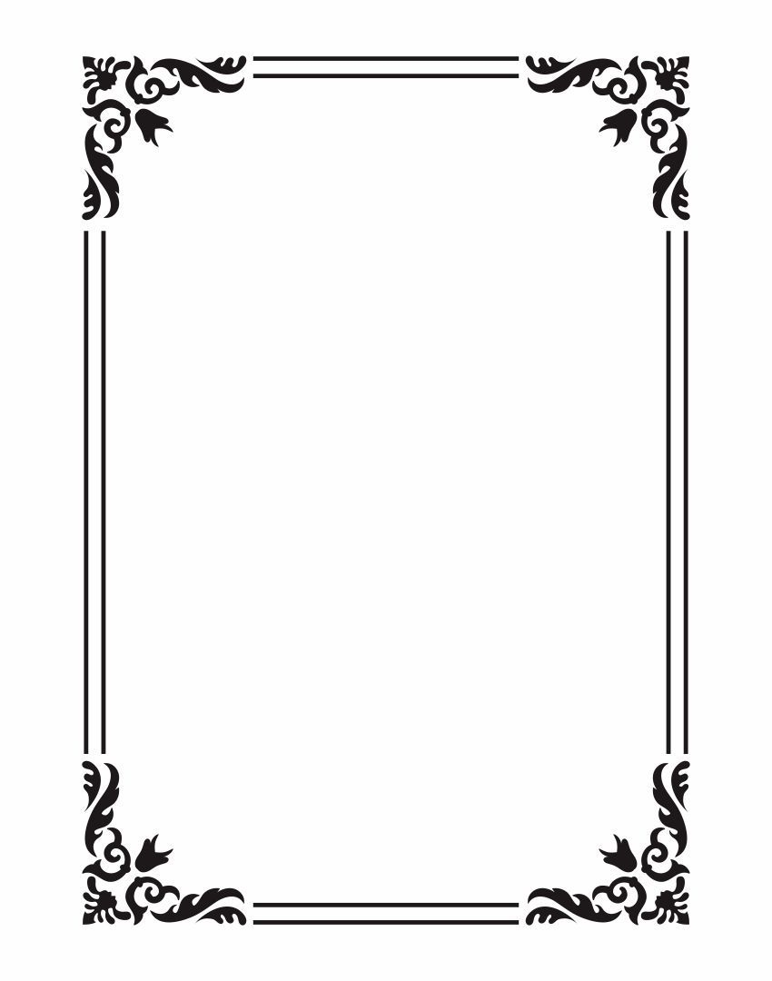 10 Best Paper Frame Template Printable PDF For Free At Printablee Picture Frame Template Frame Template Paper Picture Frames