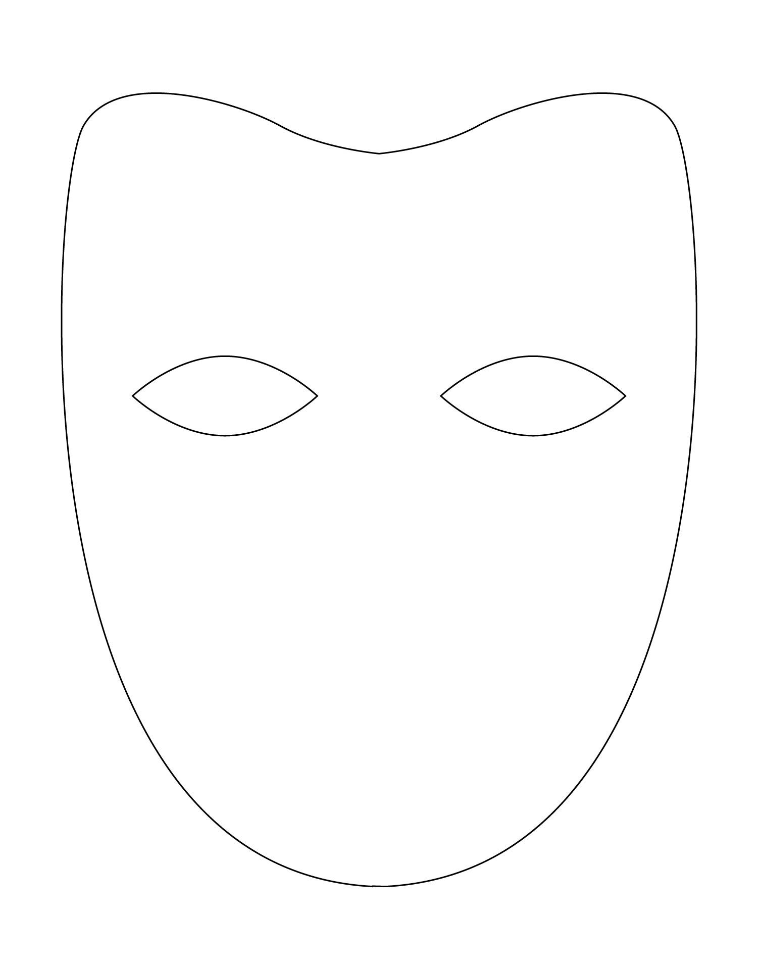 10 Best Plain Masks Templates Printables PDF For Free At Printablee Mask Template Printable Mask Template Masquerade Mask Template