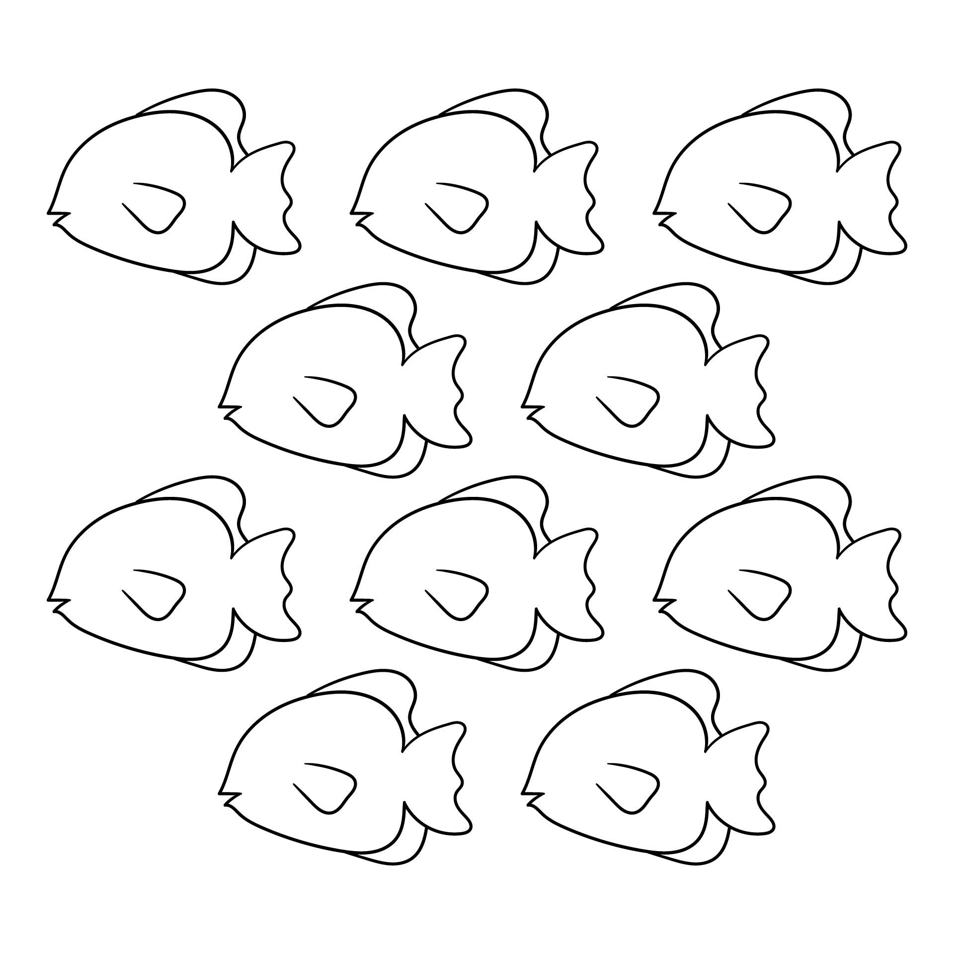 Full Page Fish Template Printable