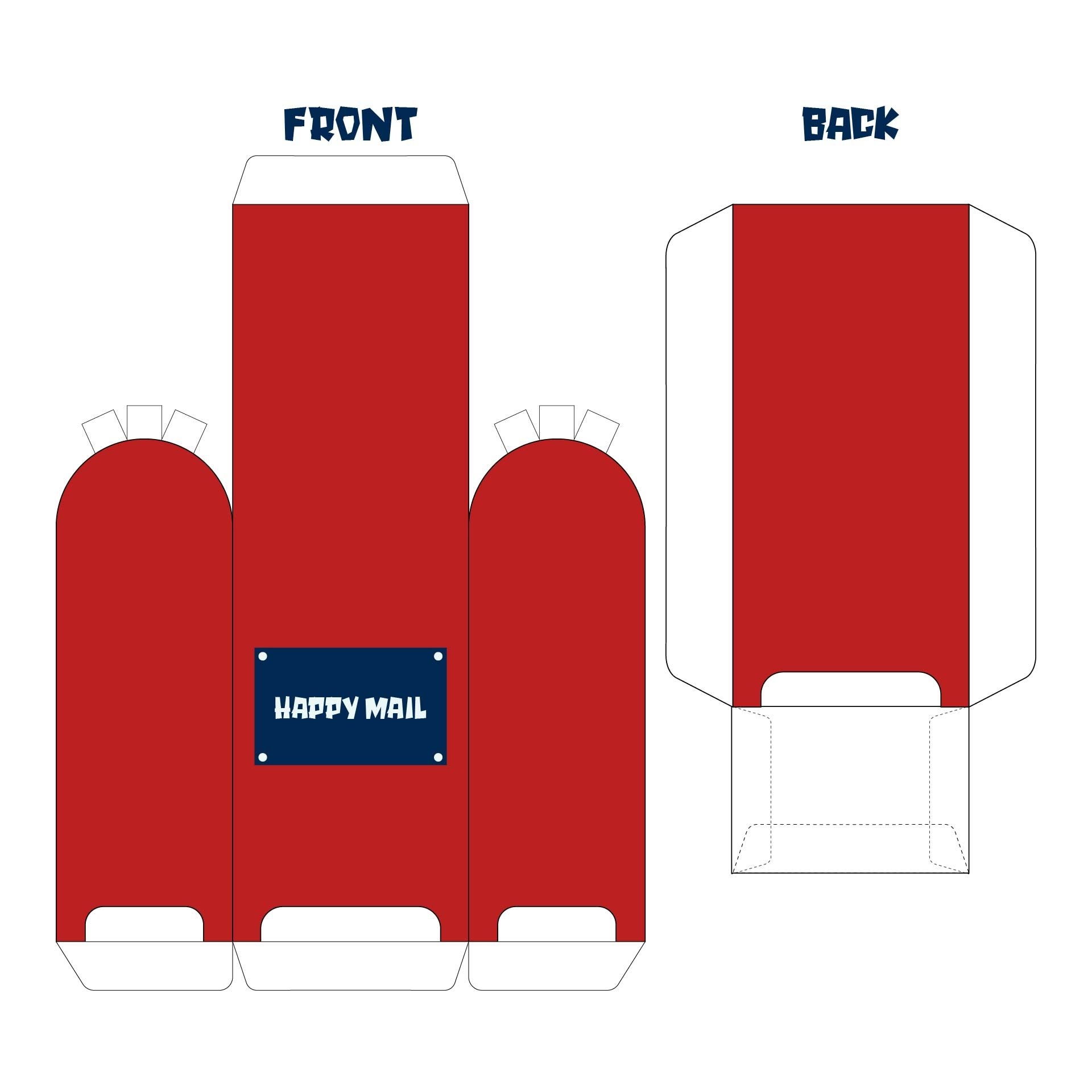10 Best Printable Mailbox Template Box PDF For Free At Printablee Diy Mailbox Box Template Printable Valentine Mailbox